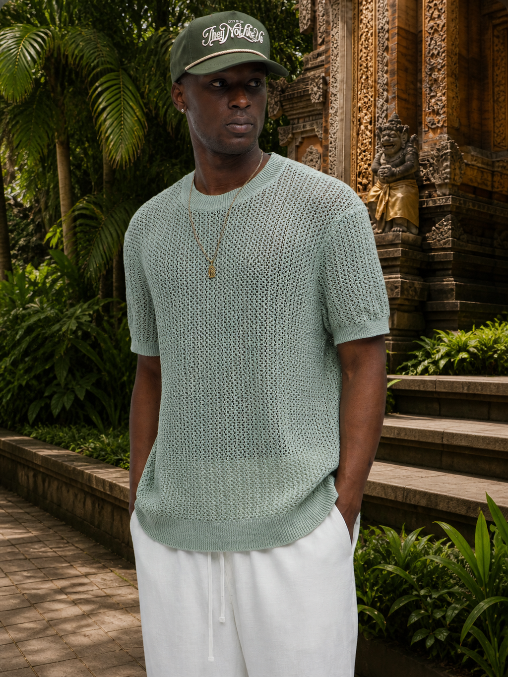 Solano Crochet Tee-shirt